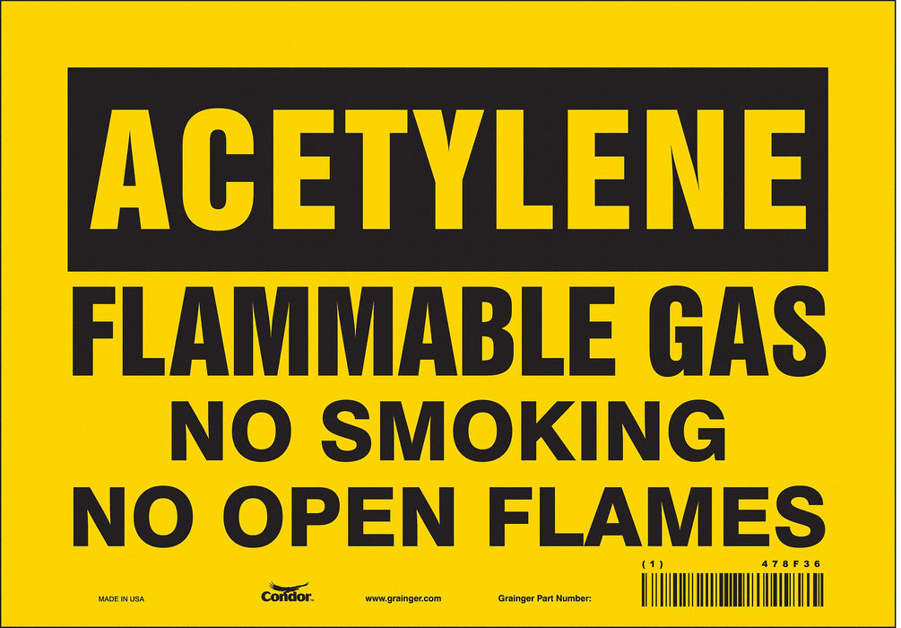 J9360 Safety Sign 7 in x 10 in Vinyl