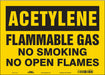 J9360 Safety Sign 10 inx14 in Vinyl