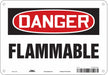 Danger Sign 7 in x 10 in Aluminum