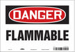 Safety Sign 7 inx10 in Vinyl