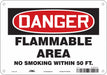 Safety Sign 7 in x 10 in Polyethylene