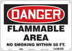 Safety Sign 10 in x 14 in Polyethylene