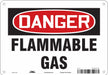 J6927 Safety Sign 7 inx10 in Polyethylene