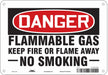 Danger Sign 7 in x 10 in Aluminum
