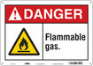 Safety Sign 10 in x 14 in Polyethylene