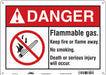 Safety Sign 10 inx14 in Aluminum