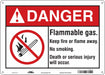 Safety Sign 10 in x 14 in Polyethylene