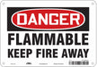 Danger Sign 7 in x 10 in Aluminum
