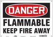 Safety Sign 10 inx14 in Polyethylene