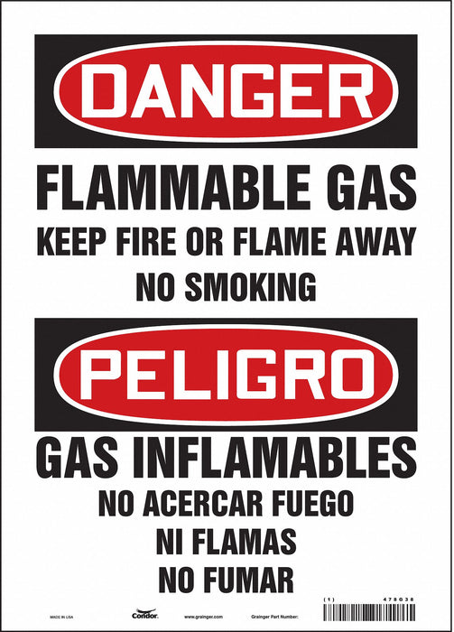 Safety Sign 14 inx10 in Vinyl
