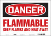 Safety Sign 10 inx14 in Vinyl