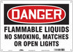 Safety Sign 10 in x 14 in Polyethylene