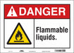 Safety Sign 10 in x 14 in Vinyl