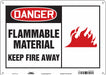 Safety Sign 10 in x 14 in Aluminum