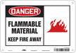 Safety Sign 7 inx10 in Polyethylene