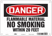 Safety Sign 7 in x 10 in Polyethylene