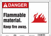 Safety Sign 10 inx14 in Aluminum