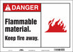 Safety Sign 10 in x 14 in Vinyl