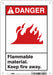 Safety Sign 10 in x 7 in Polyethylene