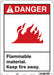 Safety Sign 14 in x 10 in Polyethylene