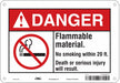 Safety Sign 7 in x 10 in Polyethylene