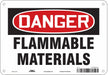 J6928 Danger Sign 7 in x 10 in Aluminum
