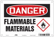 Danger Sign 7 in x 10 in Aluminum