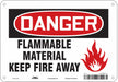 Safety Sign 7 in x 10 in Aluminum