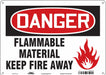 Safety Sign 10 in x 14 in Aluminum