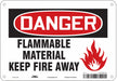 Safety Sign 7 in x 10 in Polyethylene