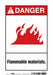 Safety Sign 10 inx7 in Vinyl