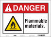 Safety Sign 10 inx14 in Vinyl