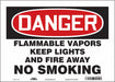 Safety Sign 10 in x 14 in Vinyl