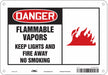 Safety Sign 7 in x 10 in Aluminum