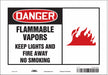 Safety Sign 7 in x 10 in Vinyl