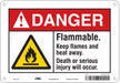 Safety Sign 7 in x 10 in Polyethylene