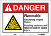 Safety Sign 10 inx14 in Vinyl