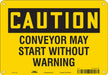 Safety Sign 7 in x 10 in Aluminum