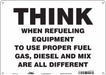 Safety Sign 10 inx14 in Aluminum