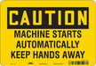 Safety Sign 7 in x 10 in Aluminum