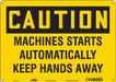 Safety Sign 10 in x 14 in Aluminum