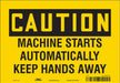 Safety Sign 7 inx10 in Vinyl
