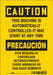 Safety Sign 10 inx7 in Vinyl