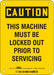 Safety Sign 7 inx5 in Vinyl