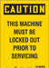 Safety Sign 14 in x 10 in Vinyl
