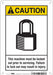 Safety Sign 10 in x 7 in Aluminum