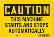 Safety Sign 7 in x 10 in Aluminum