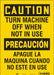 Safety Sign 14 in x 10 in Vinyl