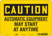 J9038 Safety Sign 7 inx10 in Polyethylene