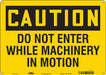 Safety Sign 10 in x 14 in Aluminum